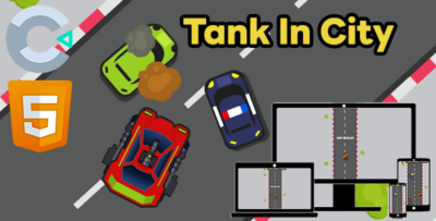 Tank in City - Build with Construct 3