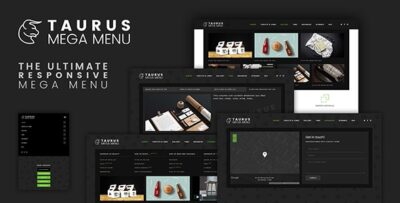 TaurusMenu - Responsive Mega Menu