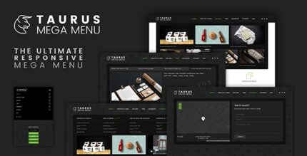 TaurusMenu - Responsive Mega Menu