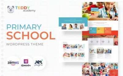 Teddy Academy - Primary School Elementor WordPress Theme