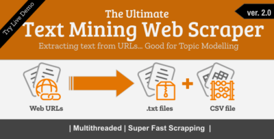 Text Mining Web Scraper