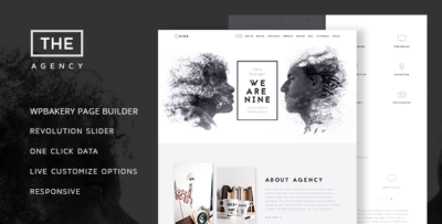 The Agency Creative One Page Agency WP Theme test_sonveer