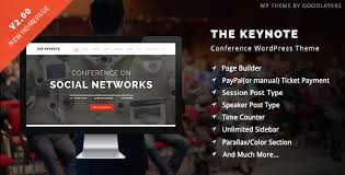 The Keynote – Conference Event Meeting WordPress Theme