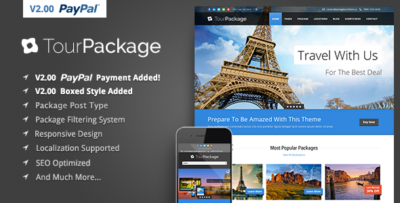 Tour Package-Wordpress TravelTour Theme