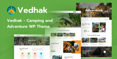 Vedhak - Camping and Adventure WordPress Theme