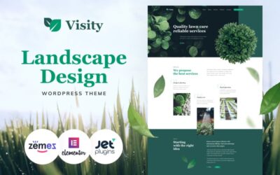 Visity - Landscape Design with Elementor WordPress Theme