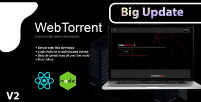 WebTorrent - A Server Side Torrent Downlaoder