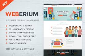 Weberium Responsive WordPress Theme Tailored for