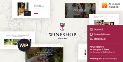 WineShop - Food & Wine Online Delivery Store WordPress Theme