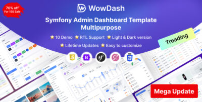 WowDash - Symfony - Multipurpose Admin Dashboard Template