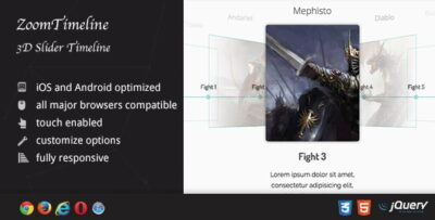 ZoomTimeline - 3D Slider Timeline