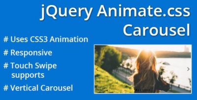 jQuery Animate.css Carousel