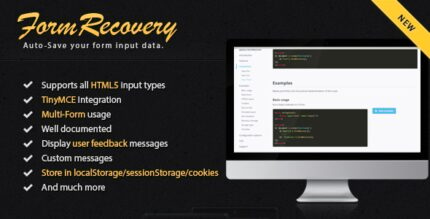 jQuery Form Recover