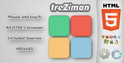 treZimon - HTML5 Memory Game