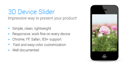 3D Device Slider