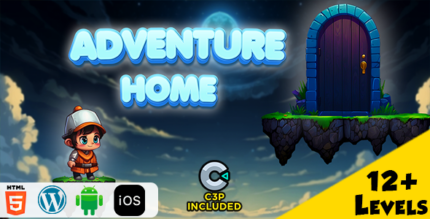 Adventure Home HTML5 Construct 3 Game