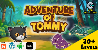 Adventure Of Tommy HTML5 Construct 3 Game