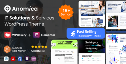 Anomica - IT Solutions and Services WordPress Theme + RTL