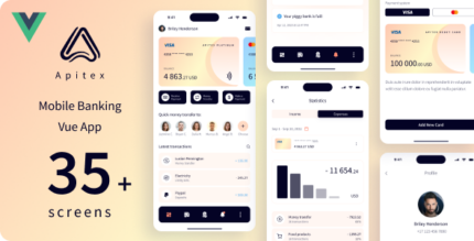 Apitex - Mobile Banking Vue App PWA