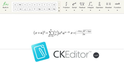 CKEditor4 Formula Editor