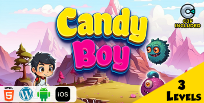 Candy Boy HTML5 Construct 3 Game