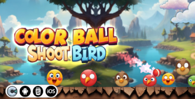 Color Ball Shoot Bird - HTML5 Construct3 Game