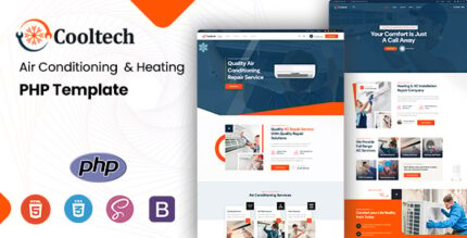 Cooltech - Air Conditioning & Heating PHP Template