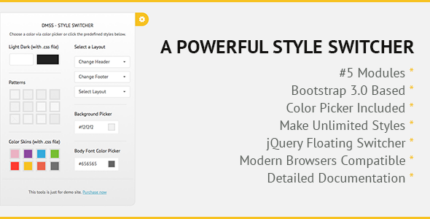DMSS - Bootstrap jQuery Style Switcher