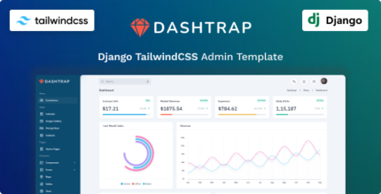 Dashtrap - Django & TailwindCSS Admin & Dashboard Template