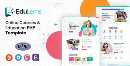 Edulerns - Education Courses PHP Template