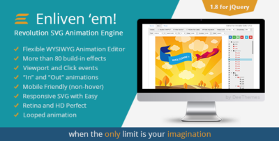 Enliven 'em! - Animation Engine for Vector Graphic