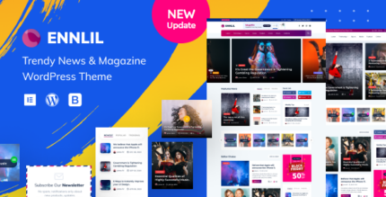 Ennlil - Modern Magazine WordPress Theme