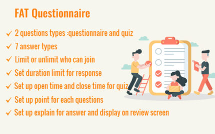 Fat Questionnaire - WordPress plugin solution for survey or quiz