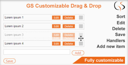 GS Customizable Drag and Drop