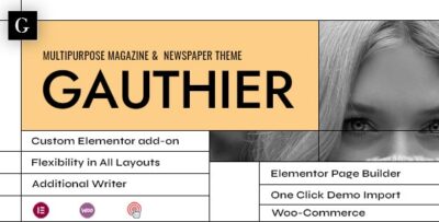 Gauthier – Multipurpose Newspaper Theme