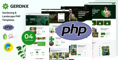 Gerdnx – Gardening And Landscaping PHP Template