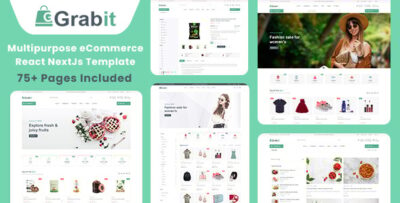 Grabit - Multipurpose eCommerce React NextJs Template