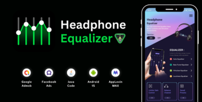 Headphone Equalizer with AdMob Ads Android