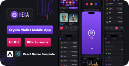 Hexa Crypto Exchange App React Native Expo Template