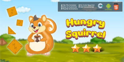 Hungry Squirrel Game - Puzzle Game Arcade Game HTML5 Game Android Game