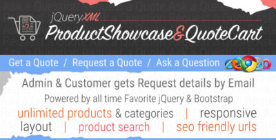 JQuery XML Product Showcase & Quote Cart