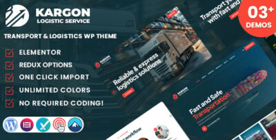 Kargon - Transport and Logistics WordPress Theme