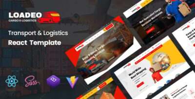 Loadeo - Transport & Logistics React Template