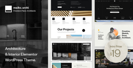 Maiko - Architecture and Interior Design WordPress Theme