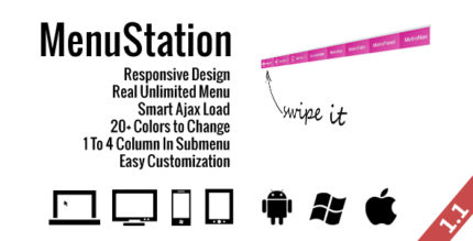 MenuStation - Real Unlimited Responsive Menu