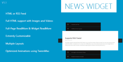 News Widget - jQuery Plugin