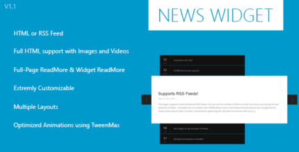 News Widget - jQuery Plugin