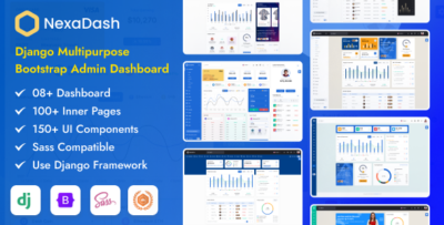 NexaDash - Django Admin & Dashboard Template