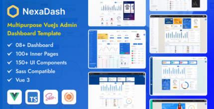 NexaDash - VueJs Admin Dashboard Template