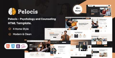 Pelocis – Psychology & Counseling HTML Template